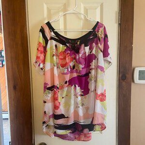 Worthington Floral 2X Blouse